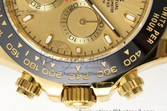 SA4130 Strap Rubber 1:1 Daytona BTF Best 116518 Lume on V2 Dial Oysterflex Edition YG 0523
